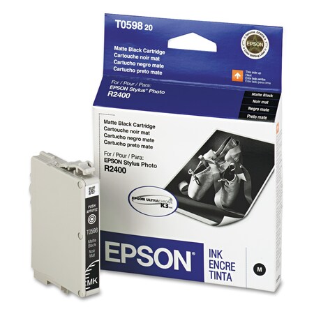 Epson T059820 (59) UltraChrome K3 Ink, Matte Black T059820